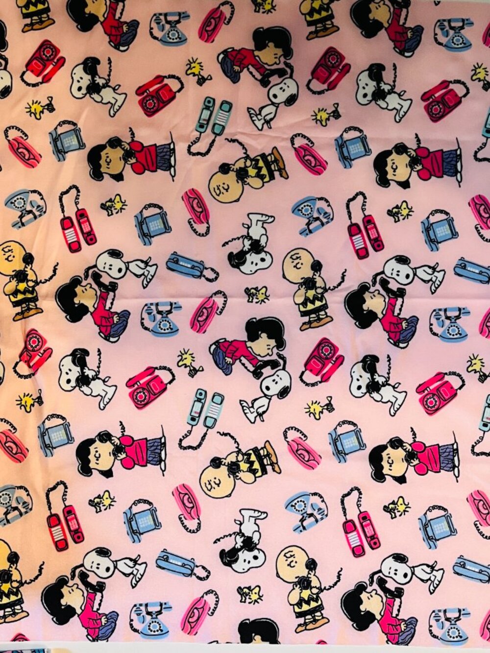 22 piece set Snoopy Scrap fabric bundle 7 - Picture 4 of 14